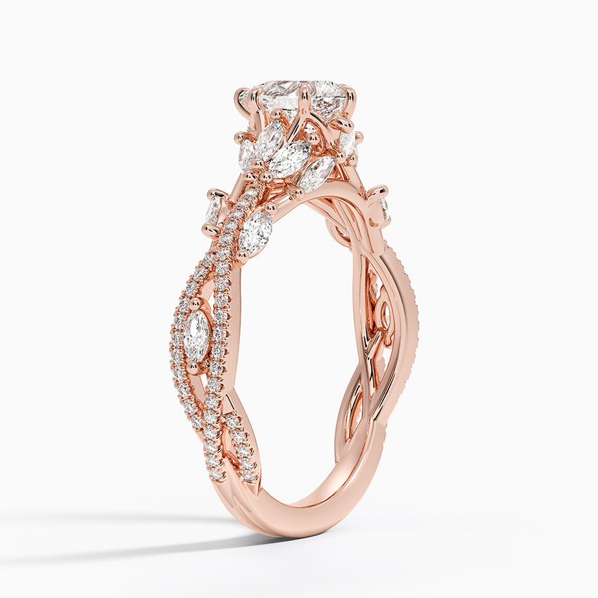 14K Rose Gold Luxe Secret Garden Diamond Ring (3/4 ct. tw.)