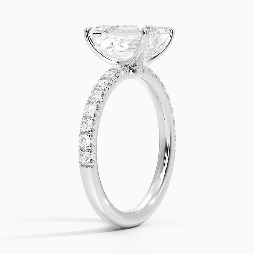 Shop Emerald Cut Engagement Rings Brilliant Earth