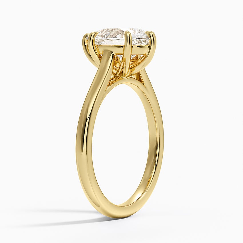 2mm Provence Solitaire Ring