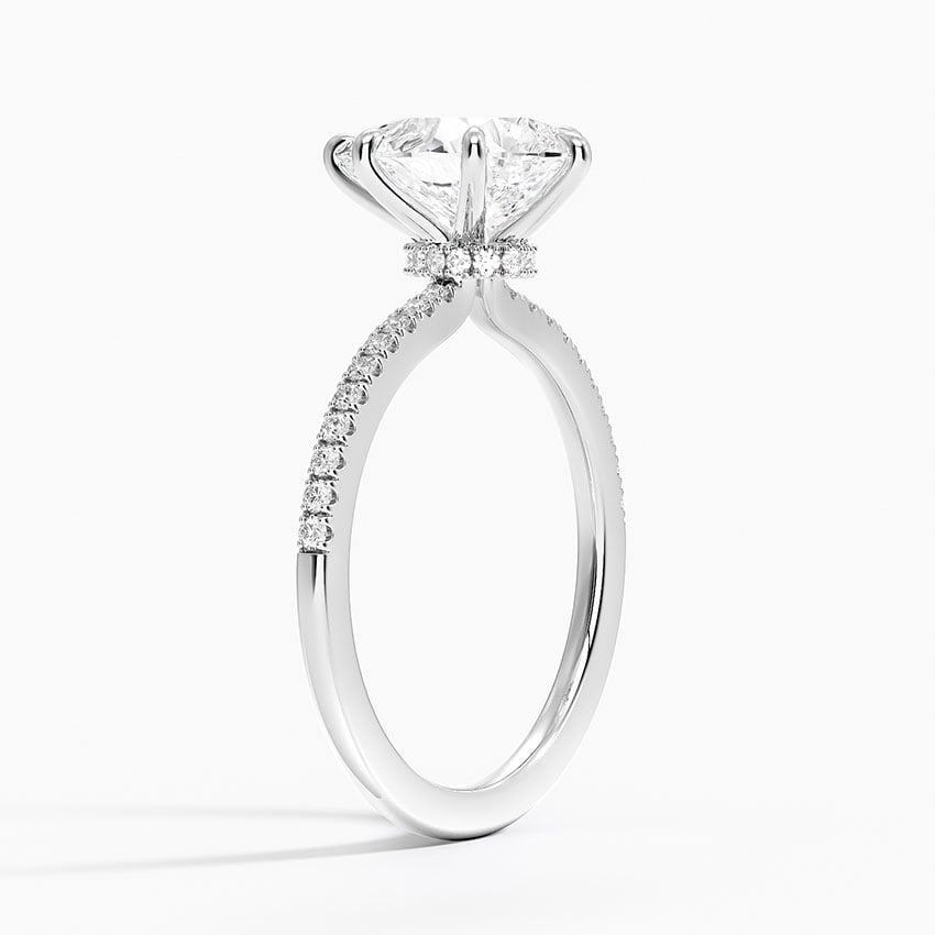 Classic Hidden Halo Diamond Setting