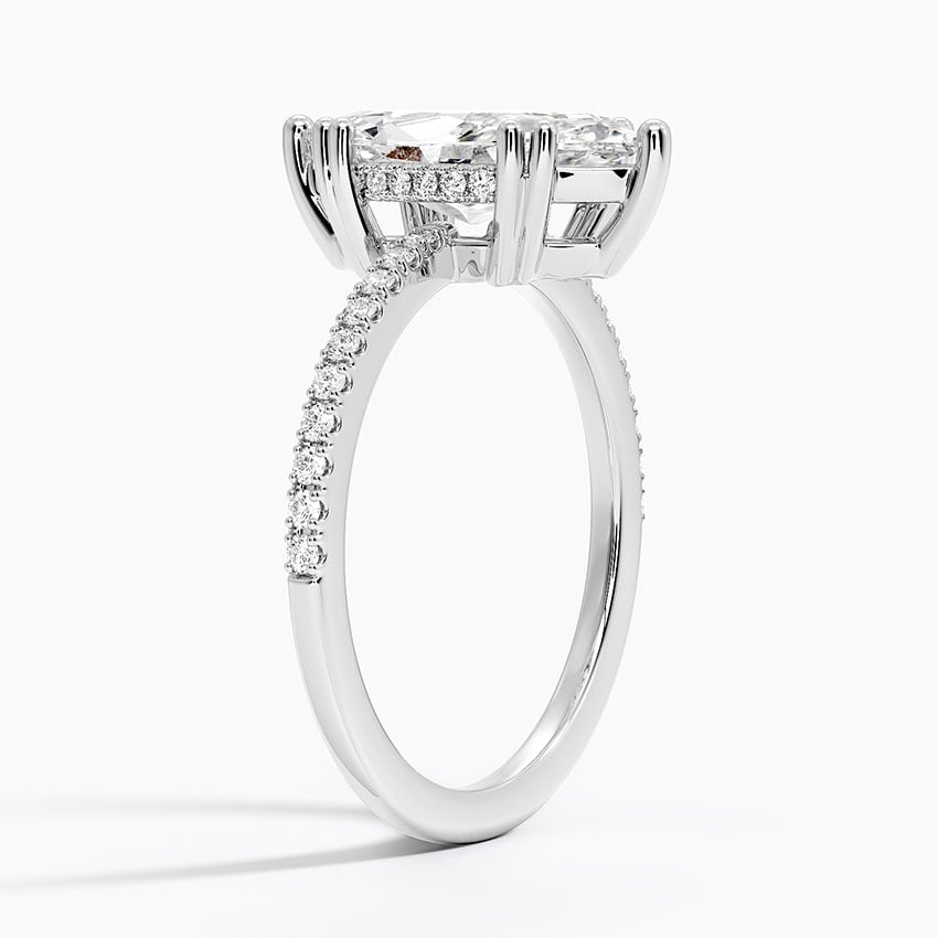 Luxe Kalina Hidden Halo Diamond Ring