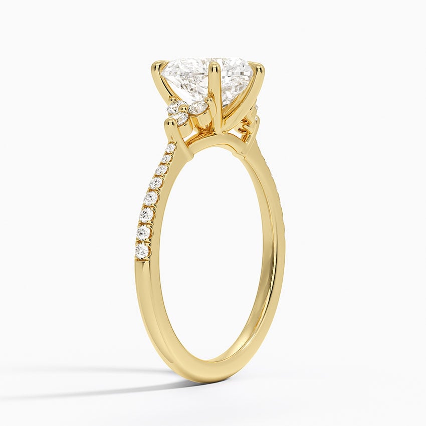 Trio Cluster Pavé Diamond Ring