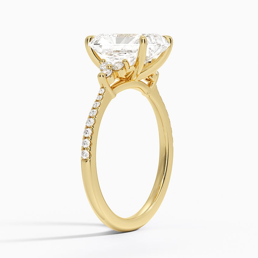 Trio Cluster Pavé Diamond Ring