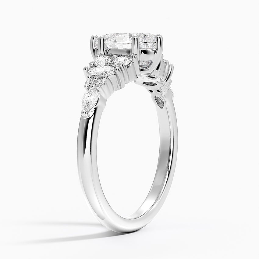 18K White Gold Jacqueline Diamond Ring