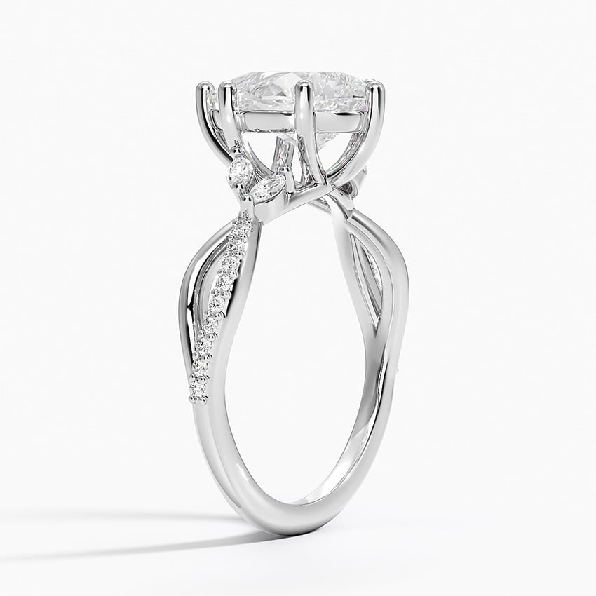 Petite Twisted Willow Diamond Ring - Brilliant Earth