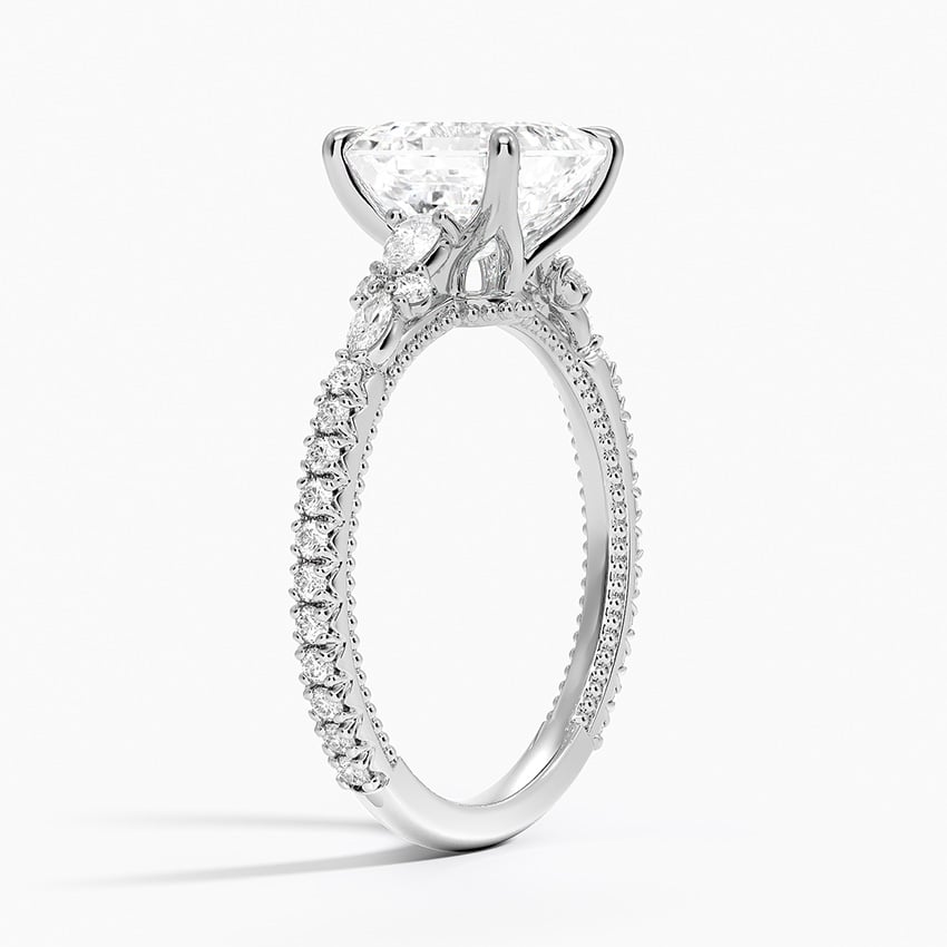 18K White Gold Primrose Diamond Ring
