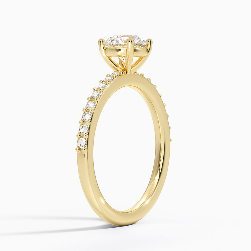 18K Yellow Gold Rosabel Rose Cut Diamond Ring