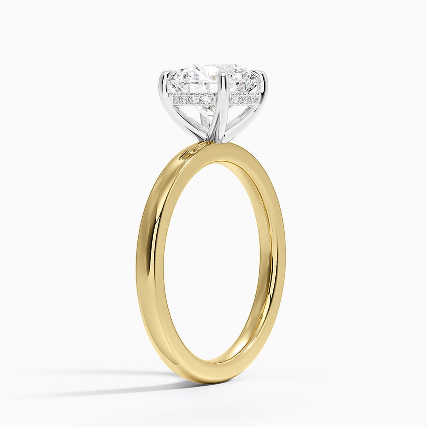 Audrey Mixed Metal 2mm Diamond Ring