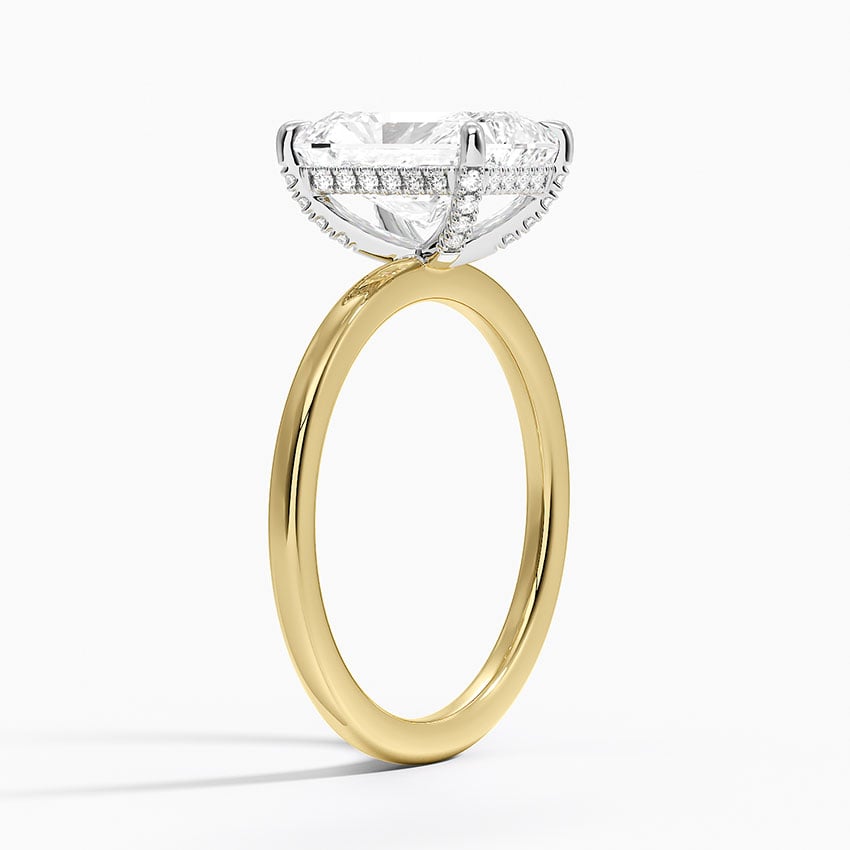 Mixed Metal Lumiere Diamond Ring