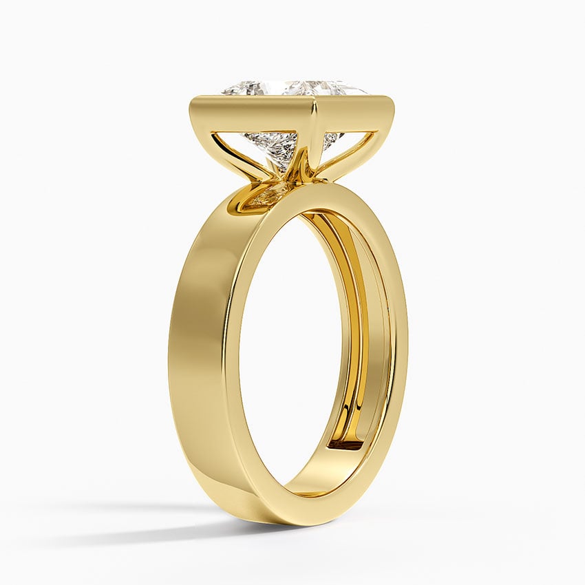Peyton Bezel Diamond Solitaire Ring