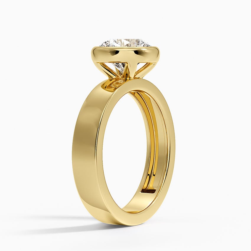 Peyton Bezel Diamond Solitaire Ring