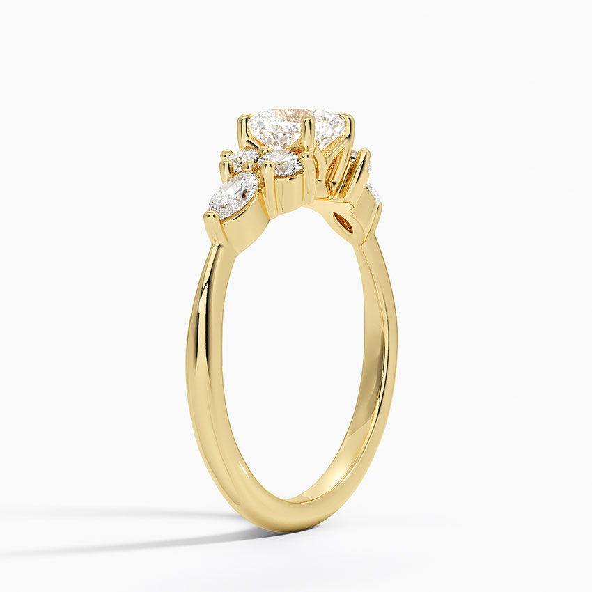 18K Yellow Gold Luxe Nadia Diamond Ring
