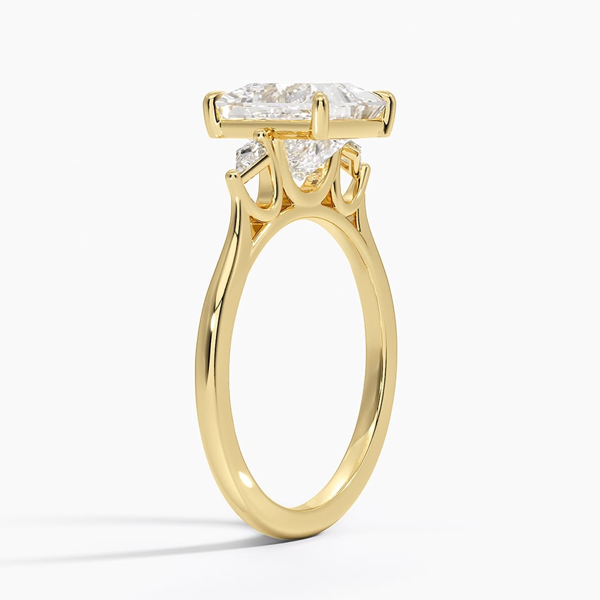 Petite Cometa Perfect Fit Three Stone Diamond Ring
