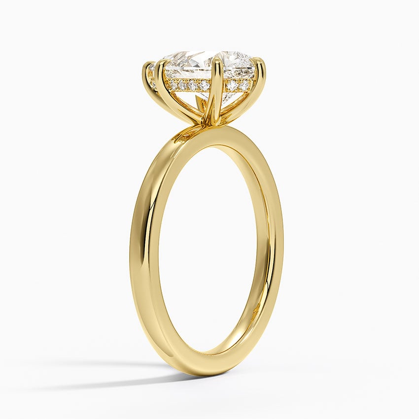 Audrey Perfect Fit Hidden Halo 2mm Diamond Ring