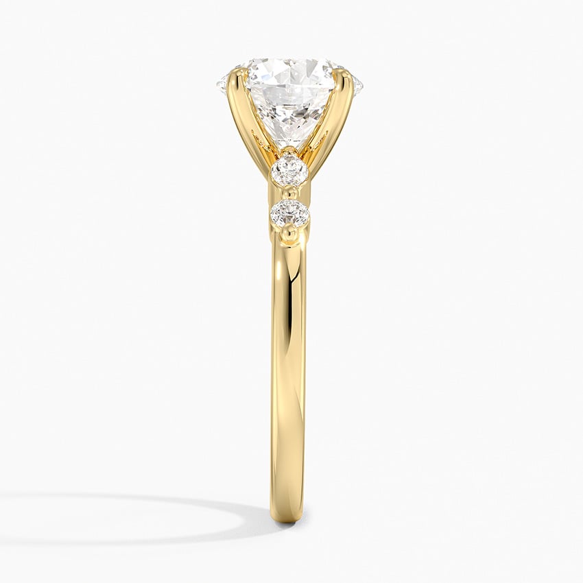 18K Yellow Gold Petite Versailles Diamond Ring (1/6 ct. tw.)