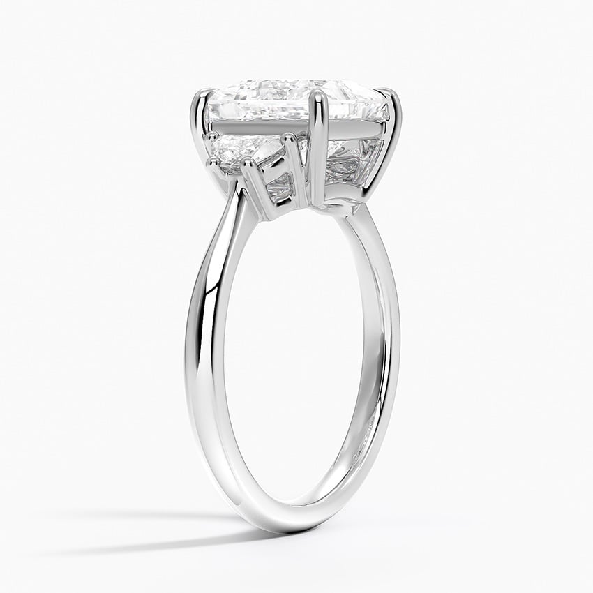 Half Moon Three Stone Diamond Ring (1/4 ct. tw.)