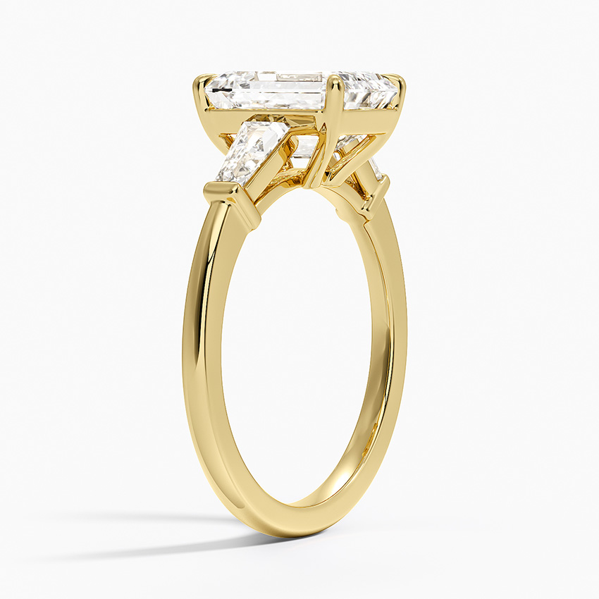 18K Yellow Gold Symphony Three Stone Diamond Ring (1/2 ct. tw.)