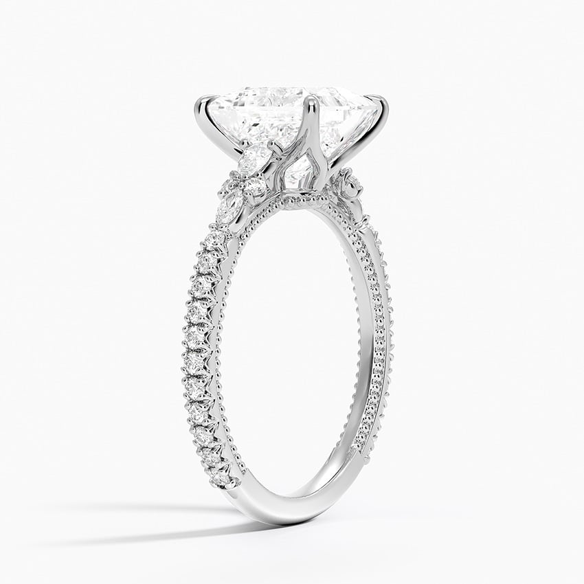 18K White Gold Primrose Diamond Ring