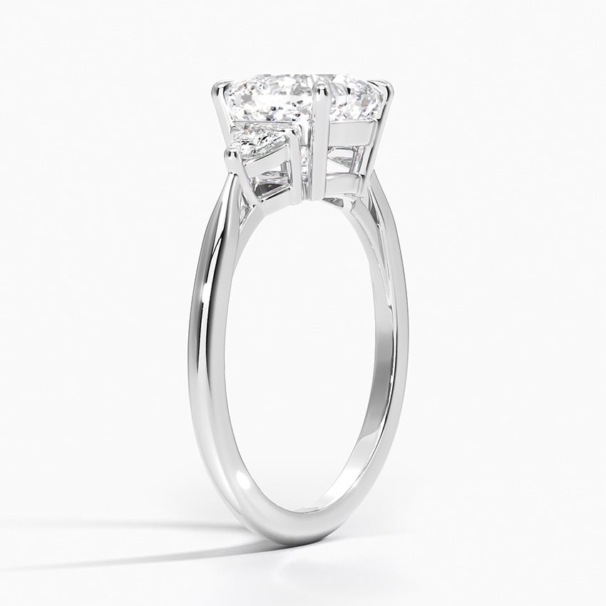 Trillion Three Stone Diamond Ring