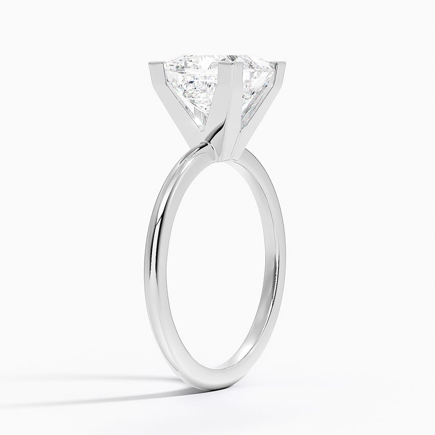 Four-Prong Petite Comfort Fit Solitaire Ring - Brilliant Earth