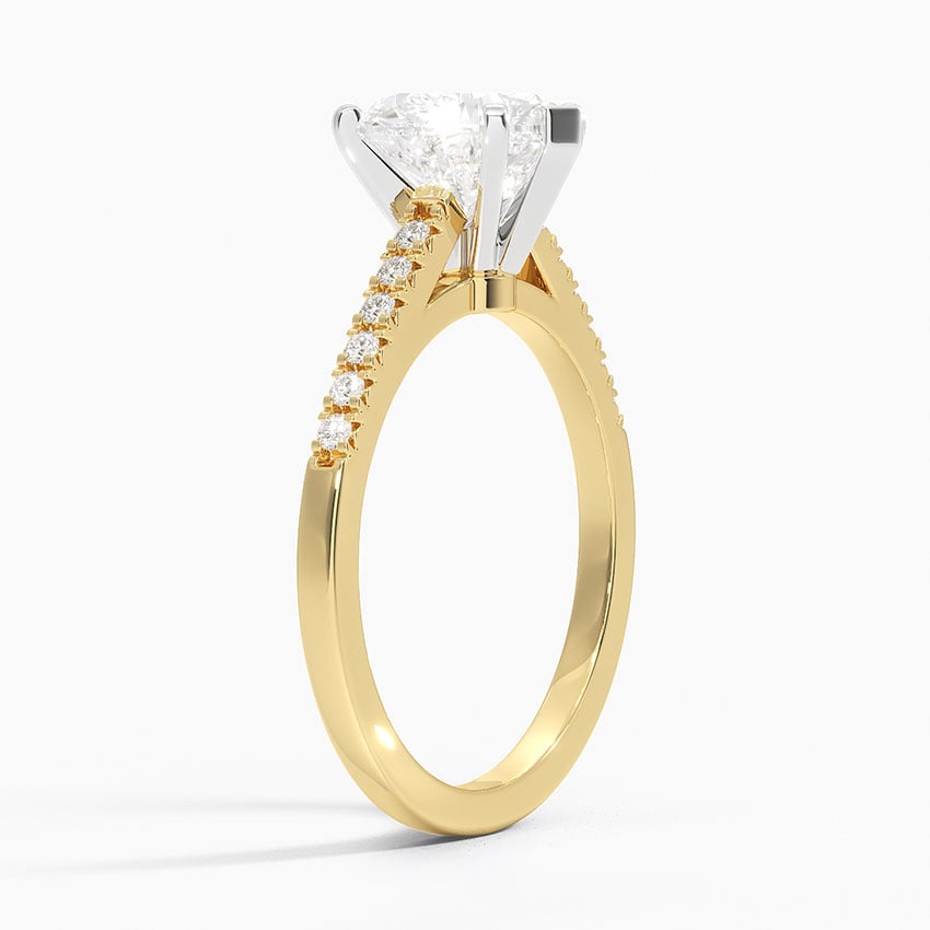 18K Yellow Gold Sonora Diamond Ring