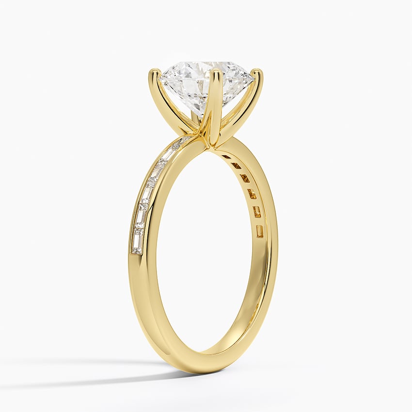 Tabitha Channel Set Baguette Diamond Ring