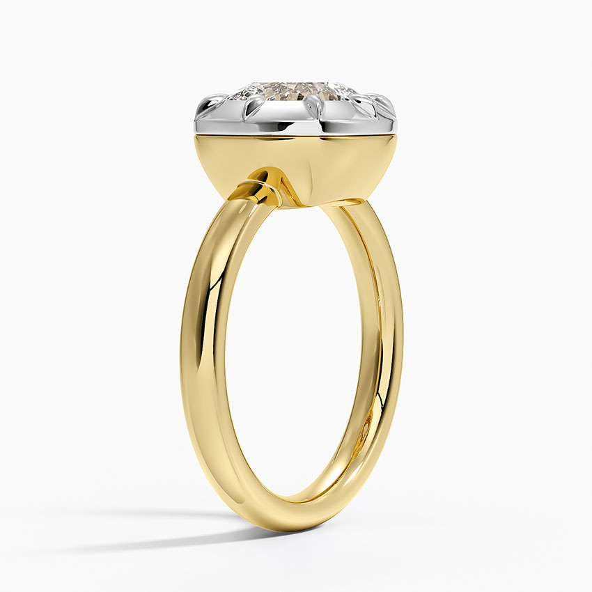 Harper Mixed Metal Solitaire Ring
