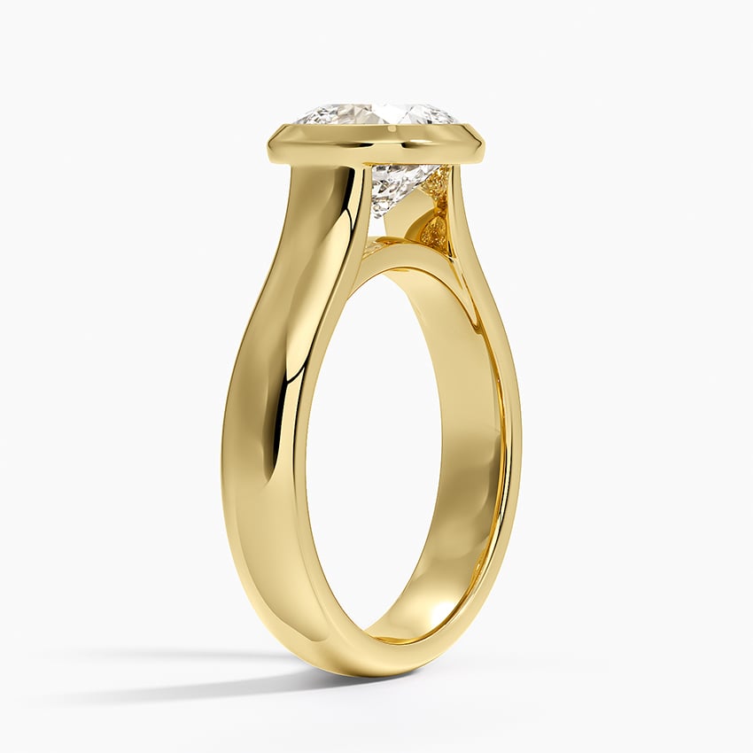 Luna 4mm Bezel Ring