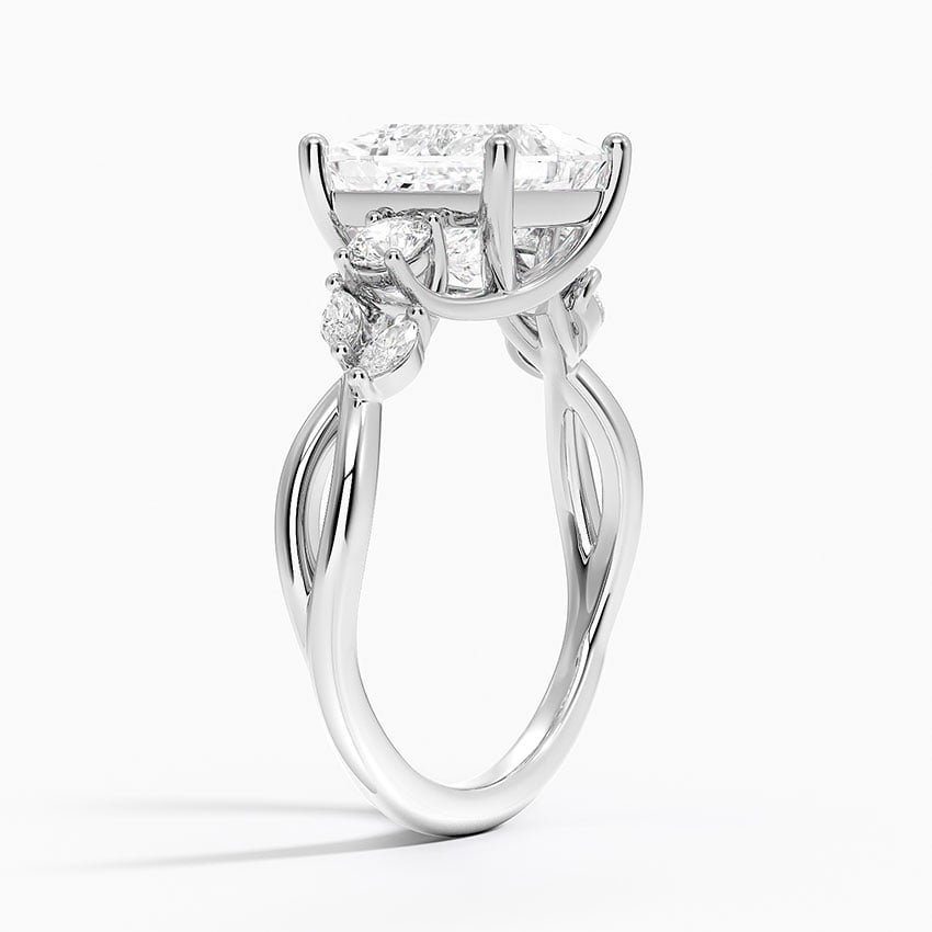 Willow Three Stone Diamond Ring - Brilliant Earth