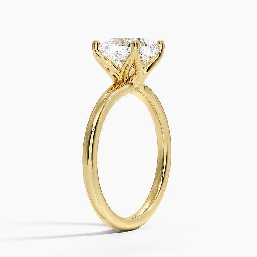 Fleur Solitaire Ring
