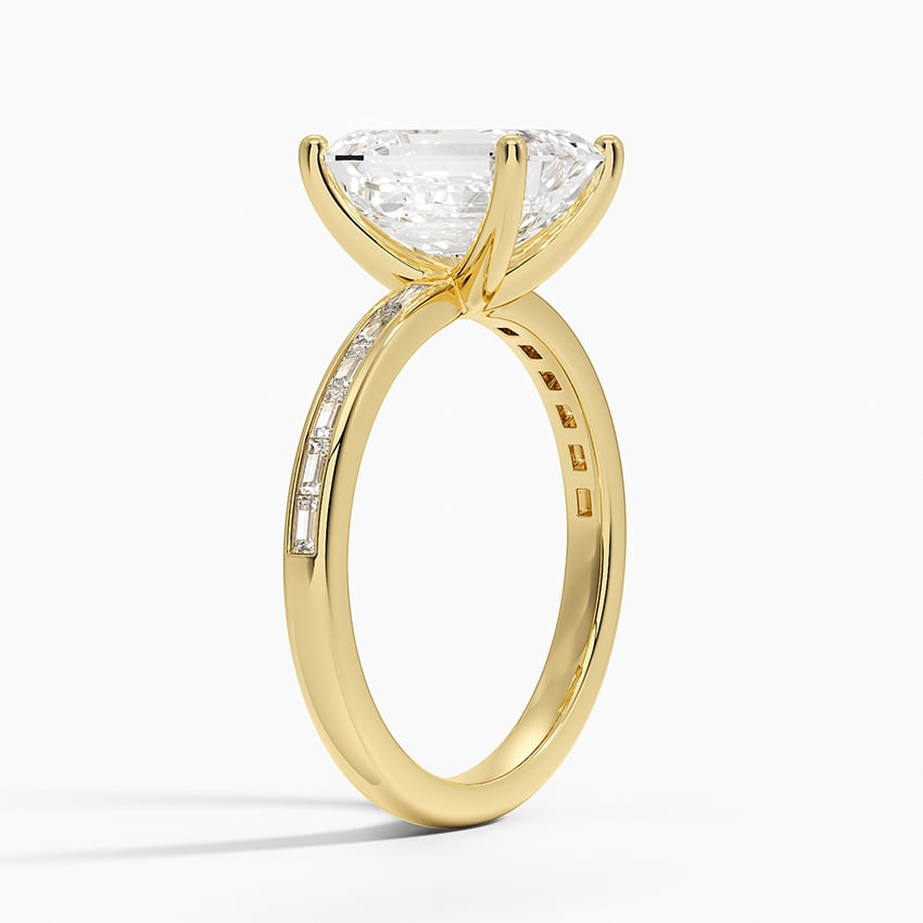 Tabitha Channel Set Baguette Diamond Ring