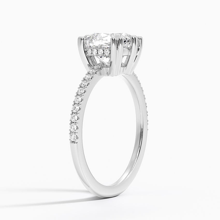 Luxe Kalina Hidden Halo Diamond Ring