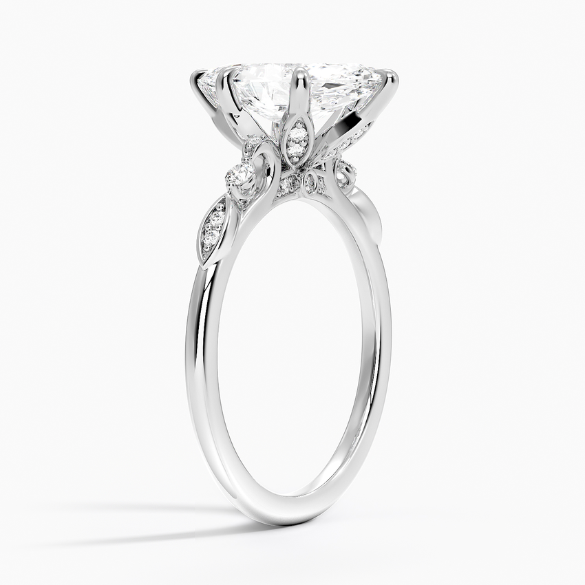 14K White Gold Rochelle Diamond Ring