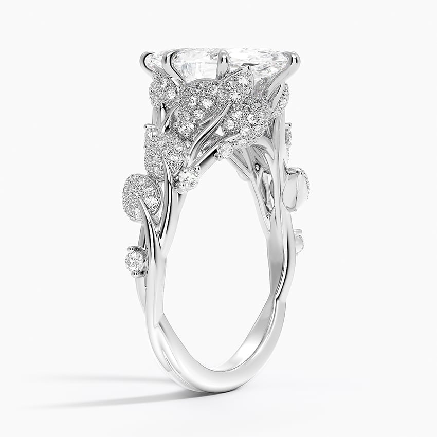 Platinum Luxe Canopy Diamond Ring
