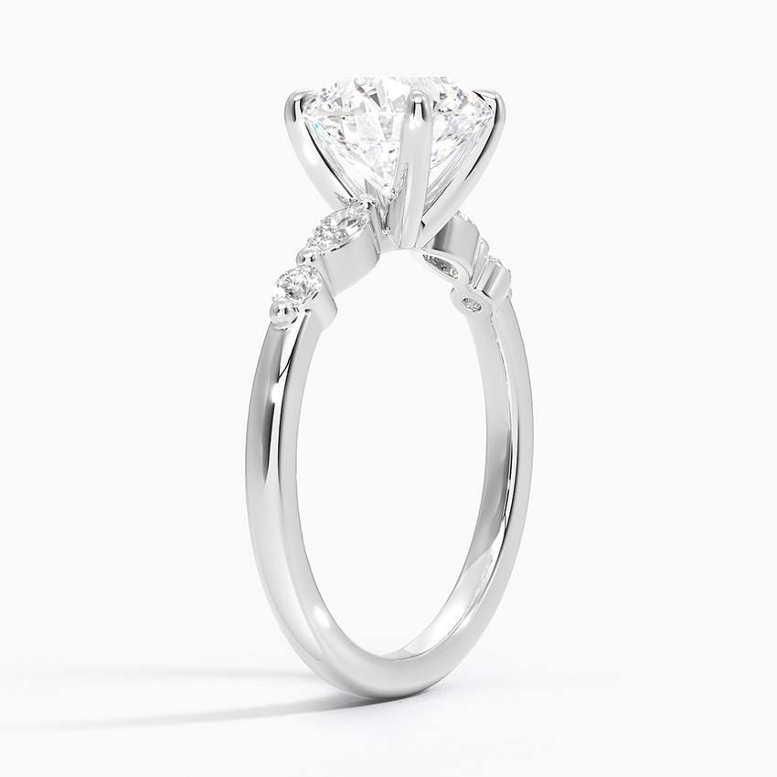 Platinum Versailles One-Quarter Coverage Diamond Ring