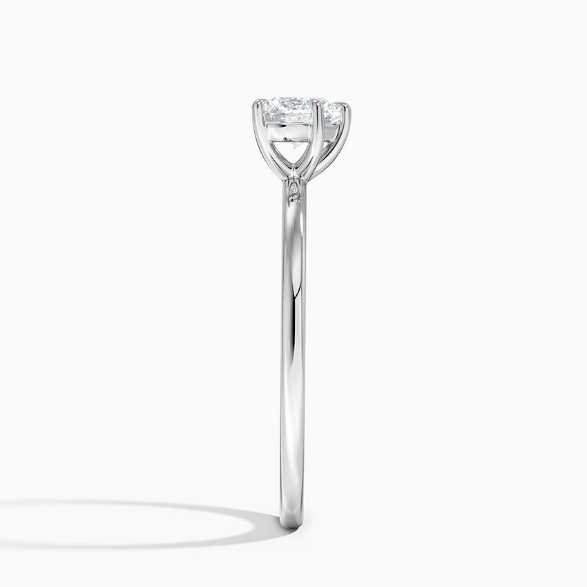 18K White Gold Audrey Perfect Fit Solitaire Ring