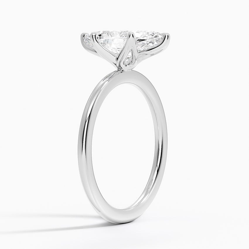 Platinum 1.5mm Petite Elodie Perfect Fit Solitaire Ring