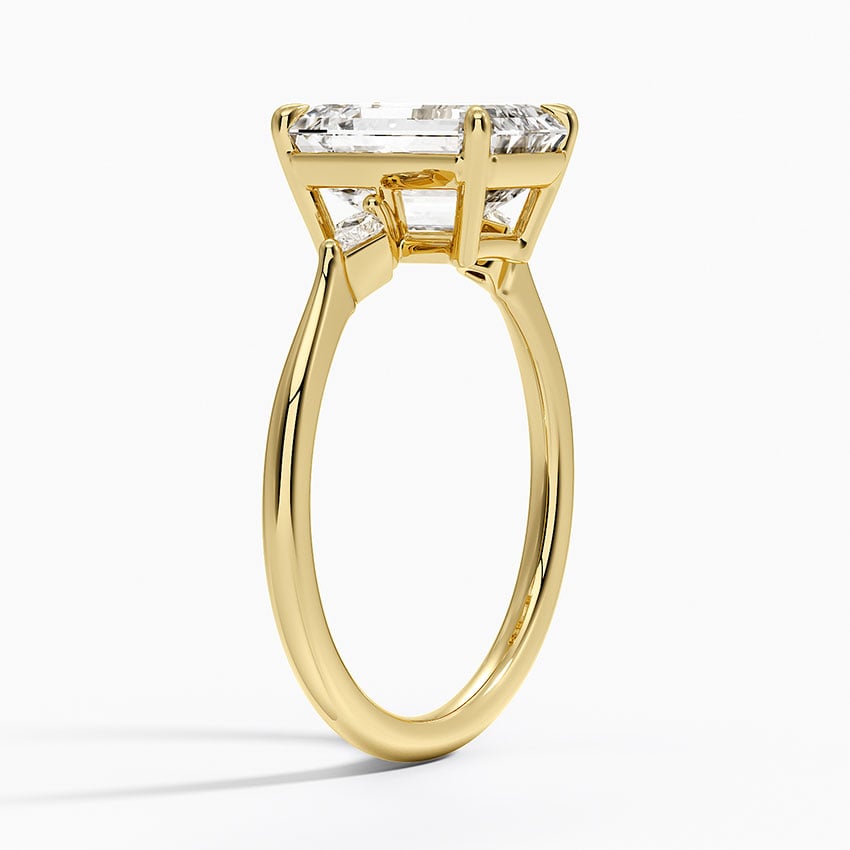 Cometa Three Stone Diamond Ring - Brilliant Earth