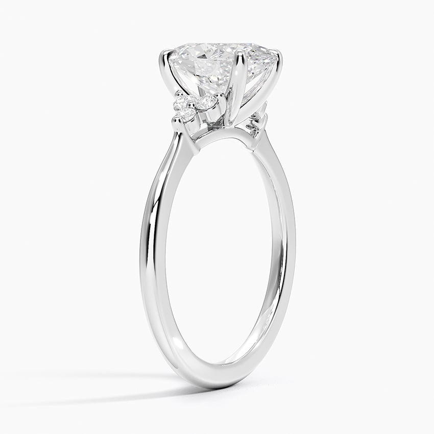 18K White Gold Melody Diamond Ring