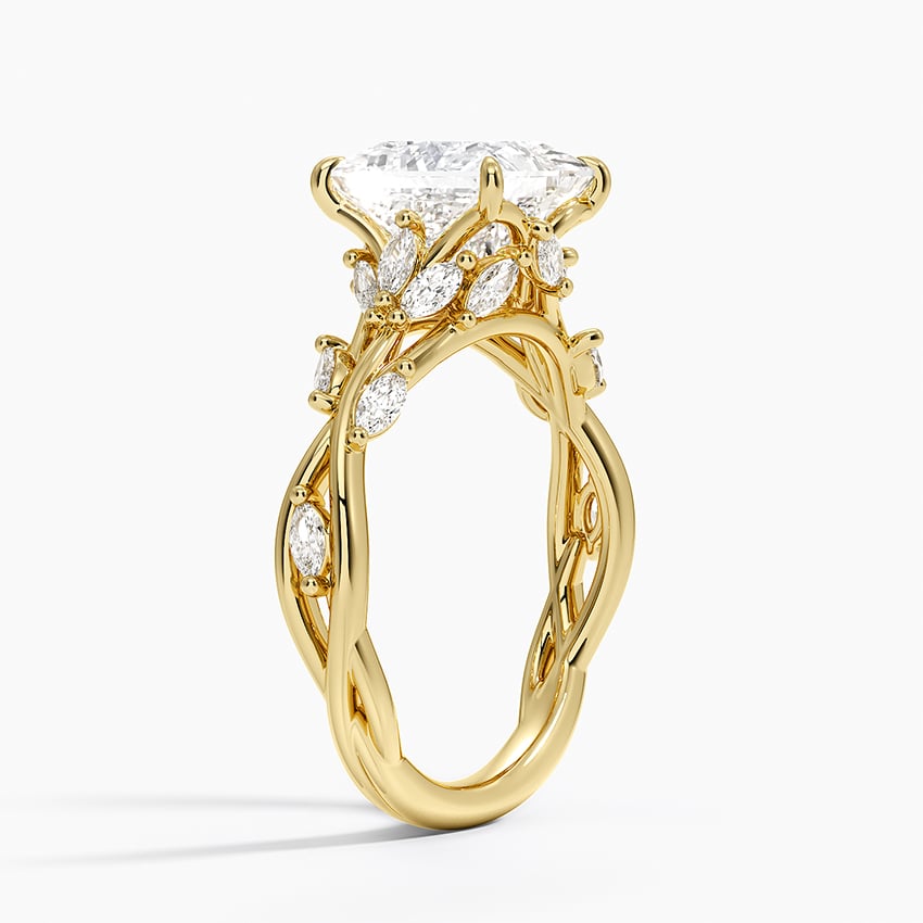 Secret Garden - Leaf and Vine Engagement Ring