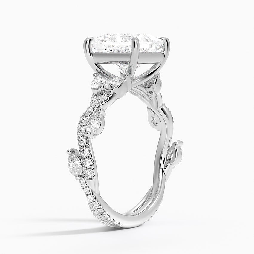 18K White Gold Vintage Secret Garden Diamond Ring (2/3 ct. tw.)