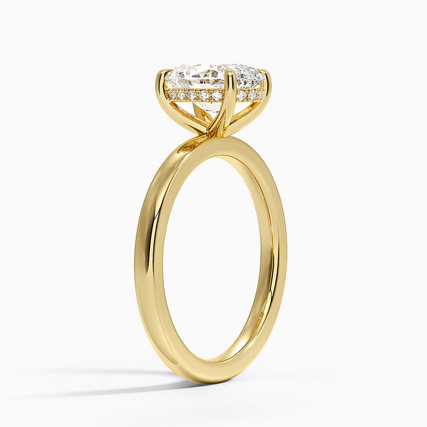 Audrey Perfect Fit Hidden Halo 2mm Diamond Ring