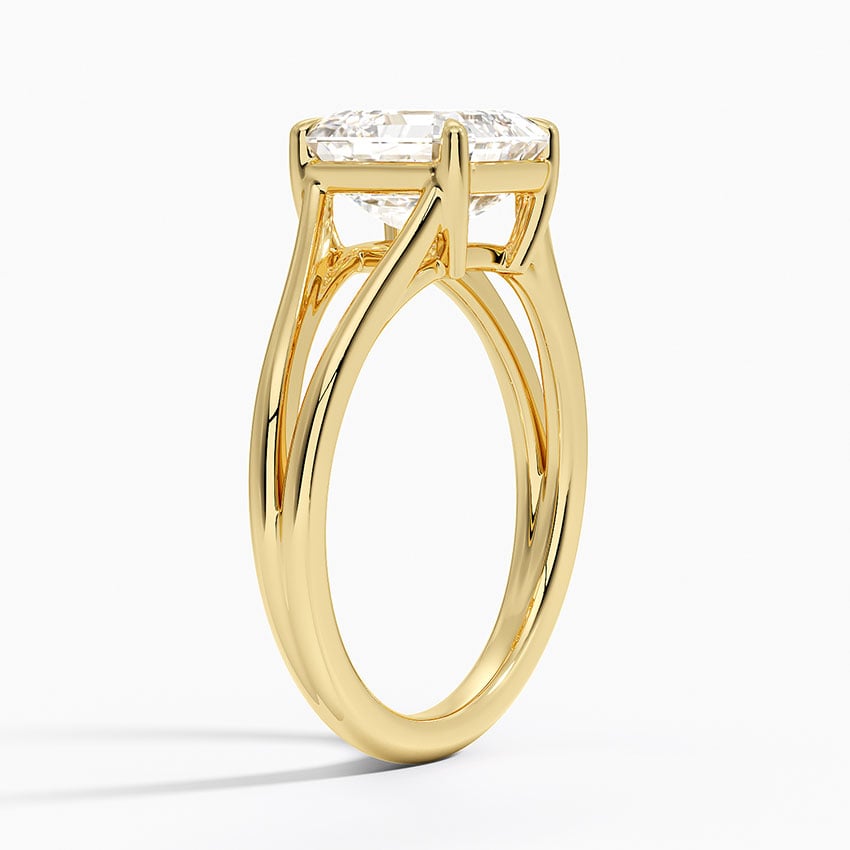 Tressa Split Shank Solitaire Engagement Ring