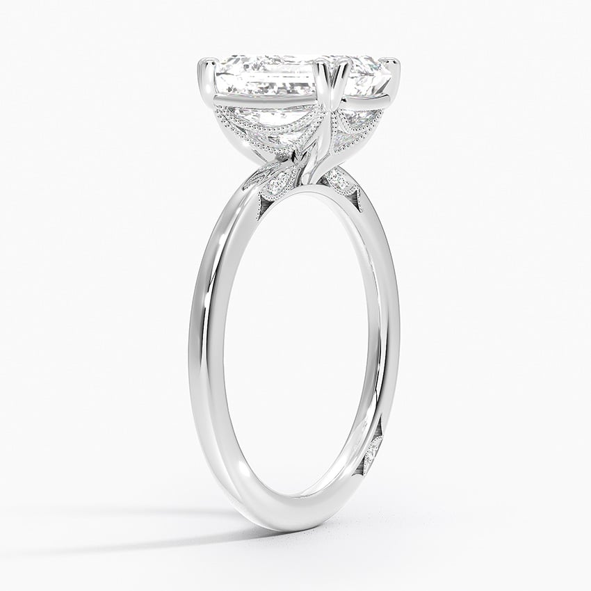 18K White Gold Simply Tacori Delicate Drape Diamond Ring