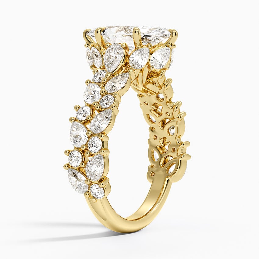 18K Yellow Gold Olivetta Double Row Diamond Ring (2 1/2 ct. tw.)
