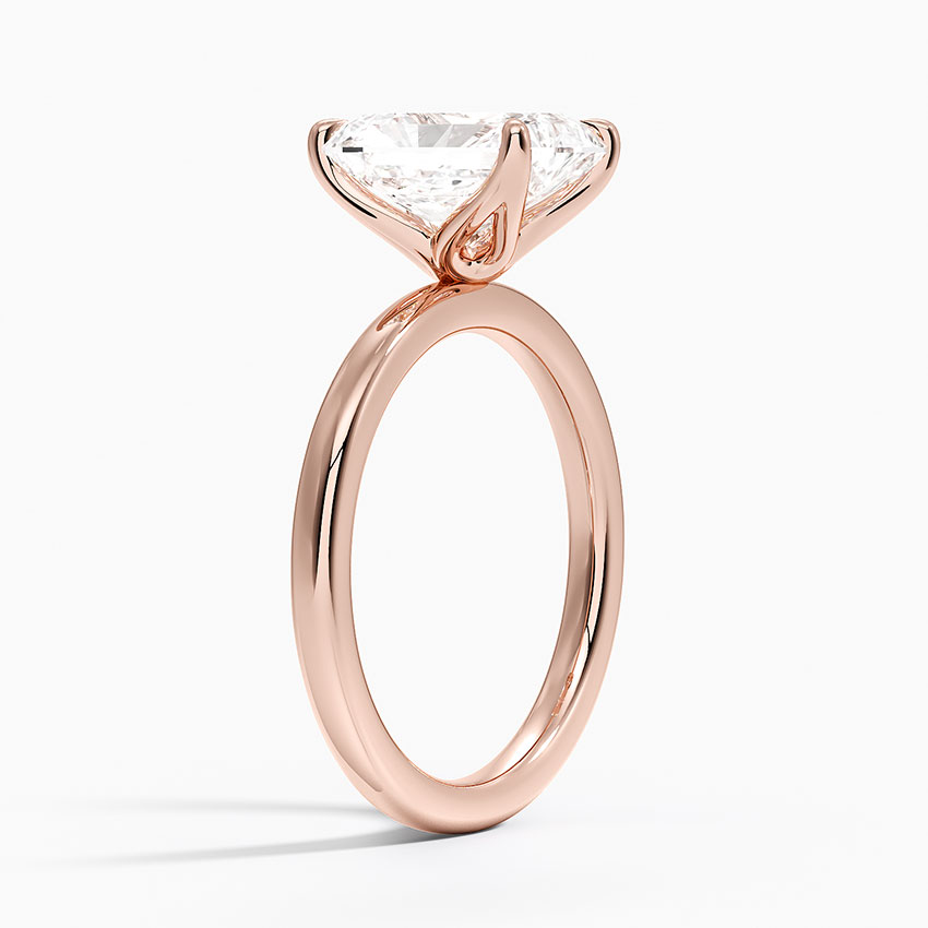 14K Rose Gold 2mm Petite Elodie Perfect Fit Solitaire Ring