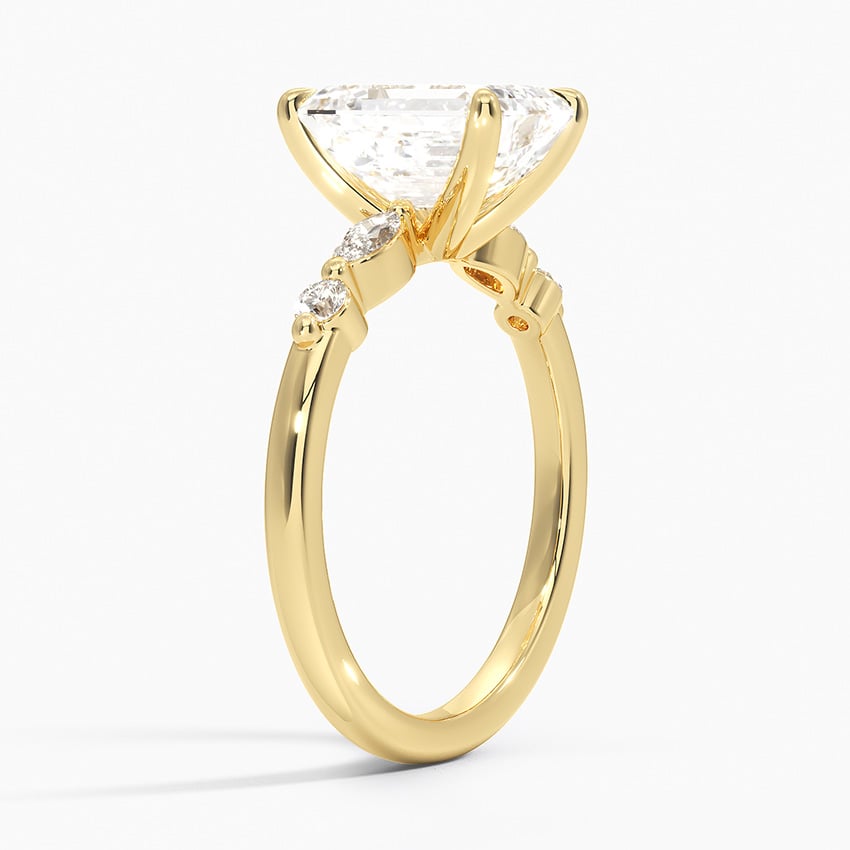 Marquise and Round Diamond Ring