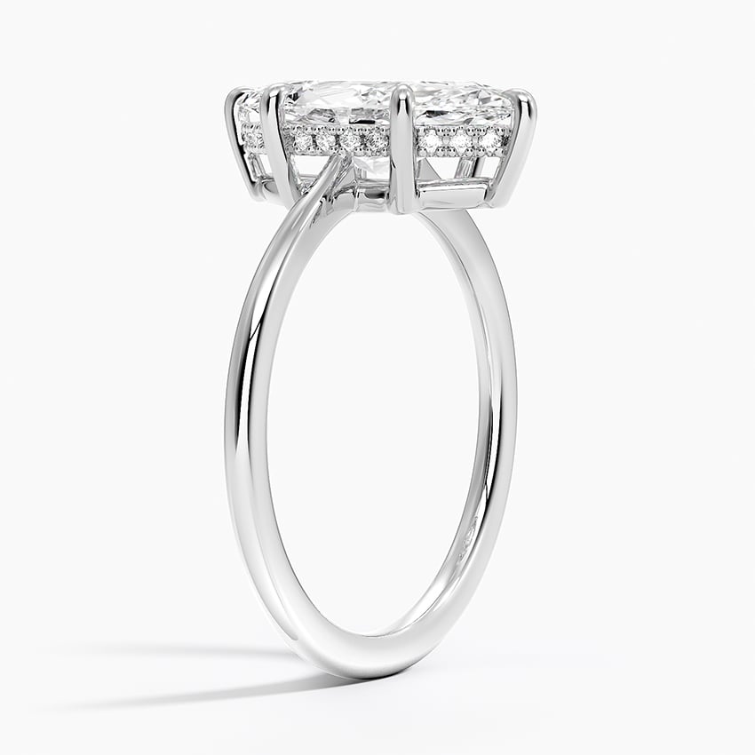 Elle Hidden Halo Diamond Ring