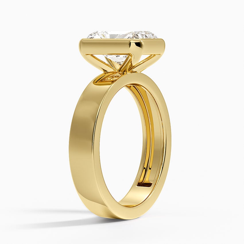 Peyton Bezel Diamond Solitaire Ring