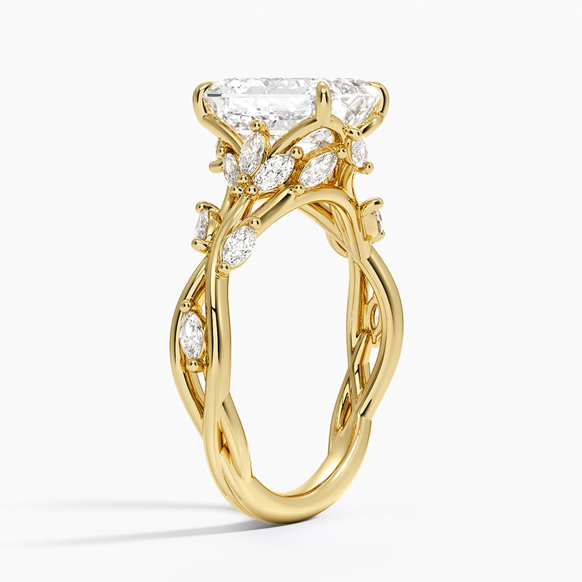 Secret Garden - Leaf and Vine Engagement Ring